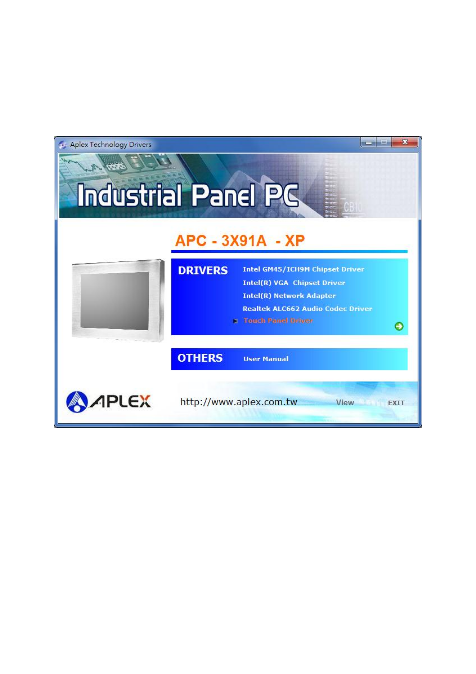 1 installing software | Aplex Technology APC-3591A User Manual | Page 63 / 77