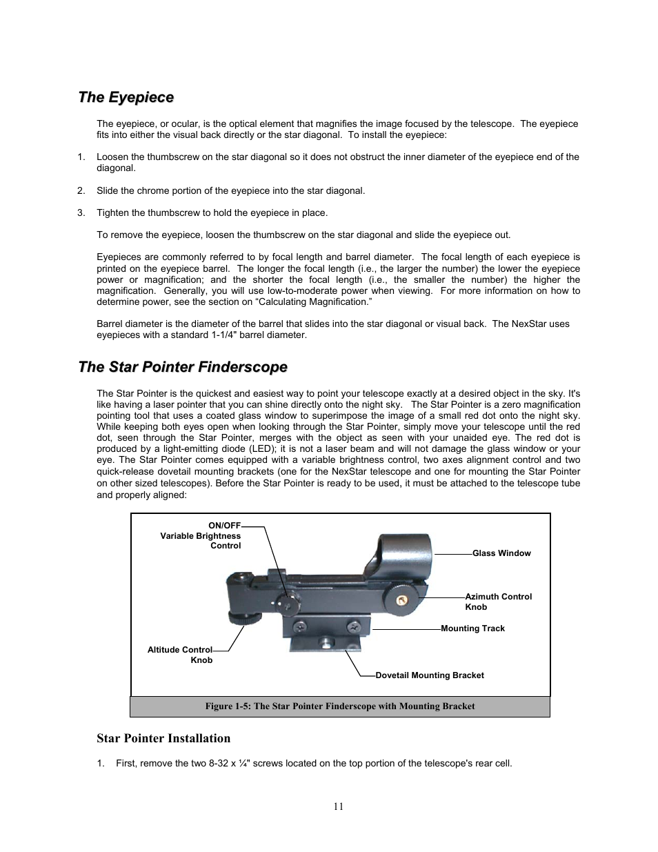 Celestron NexStar 8i User Manual | Page 10 / 65