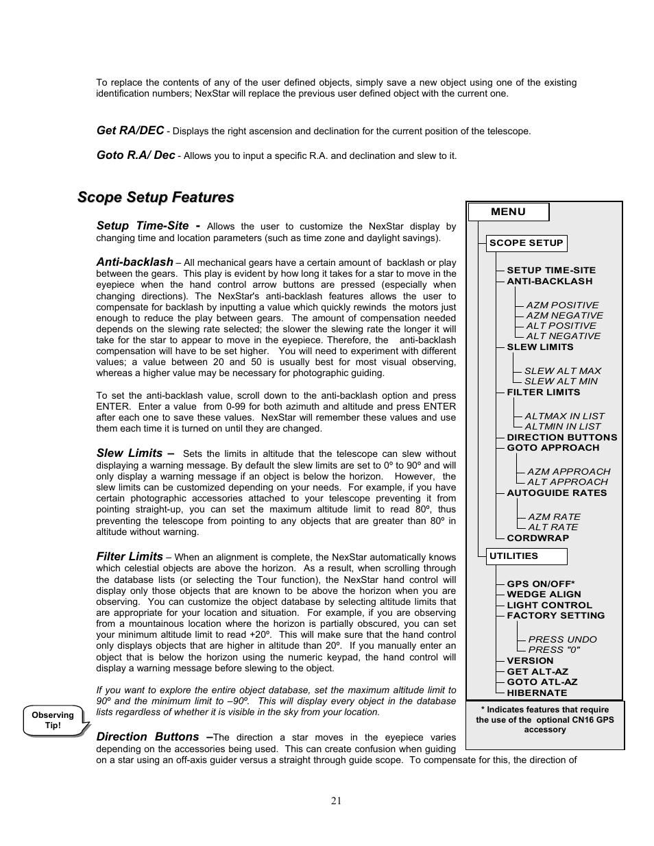 Celestron NexStar 8i User Manual | Page 20 / 65