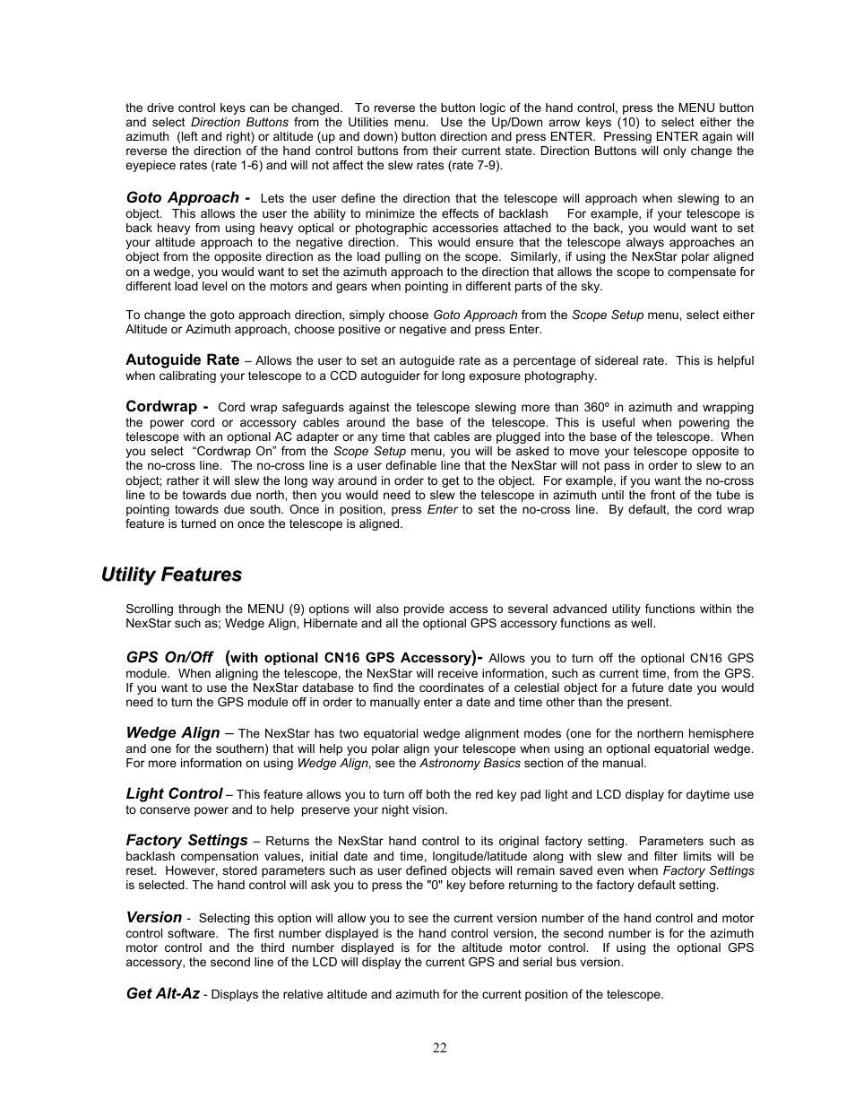 Celestron NexStar 8i User Manual | Page 21 / 65