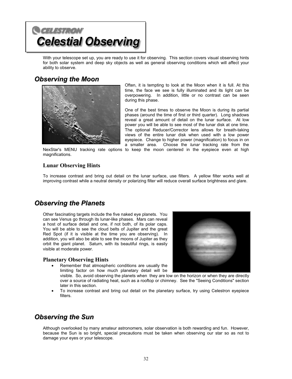 Celestron NexStar 8i User Manual | Page 31 / 65