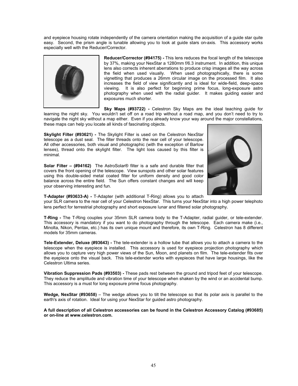 Celestron NexStar 8i User Manual | Page 44 / 65