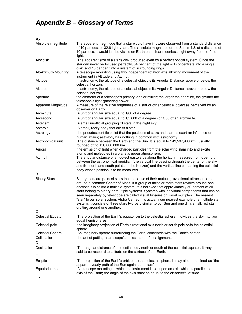 Celestron NexStar 8i User Manual | Page 47 / 65