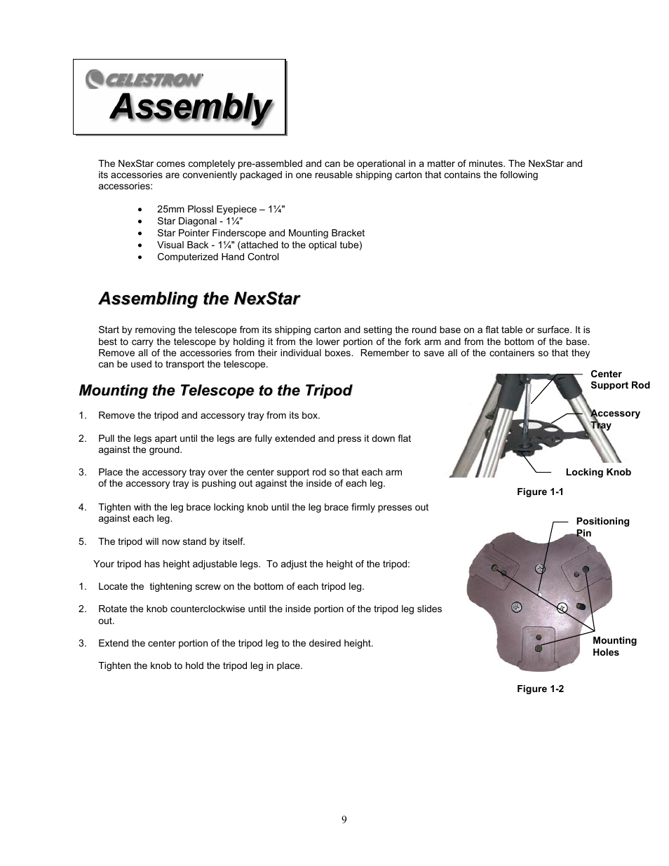 Celestron NexStar 8i User Manual | Page 8 / 65