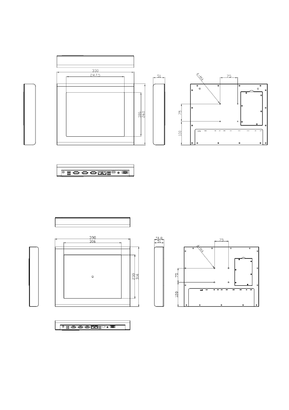 3 dimensions | Aplex Technology APC-3284A User Manual | Page 8 / 65