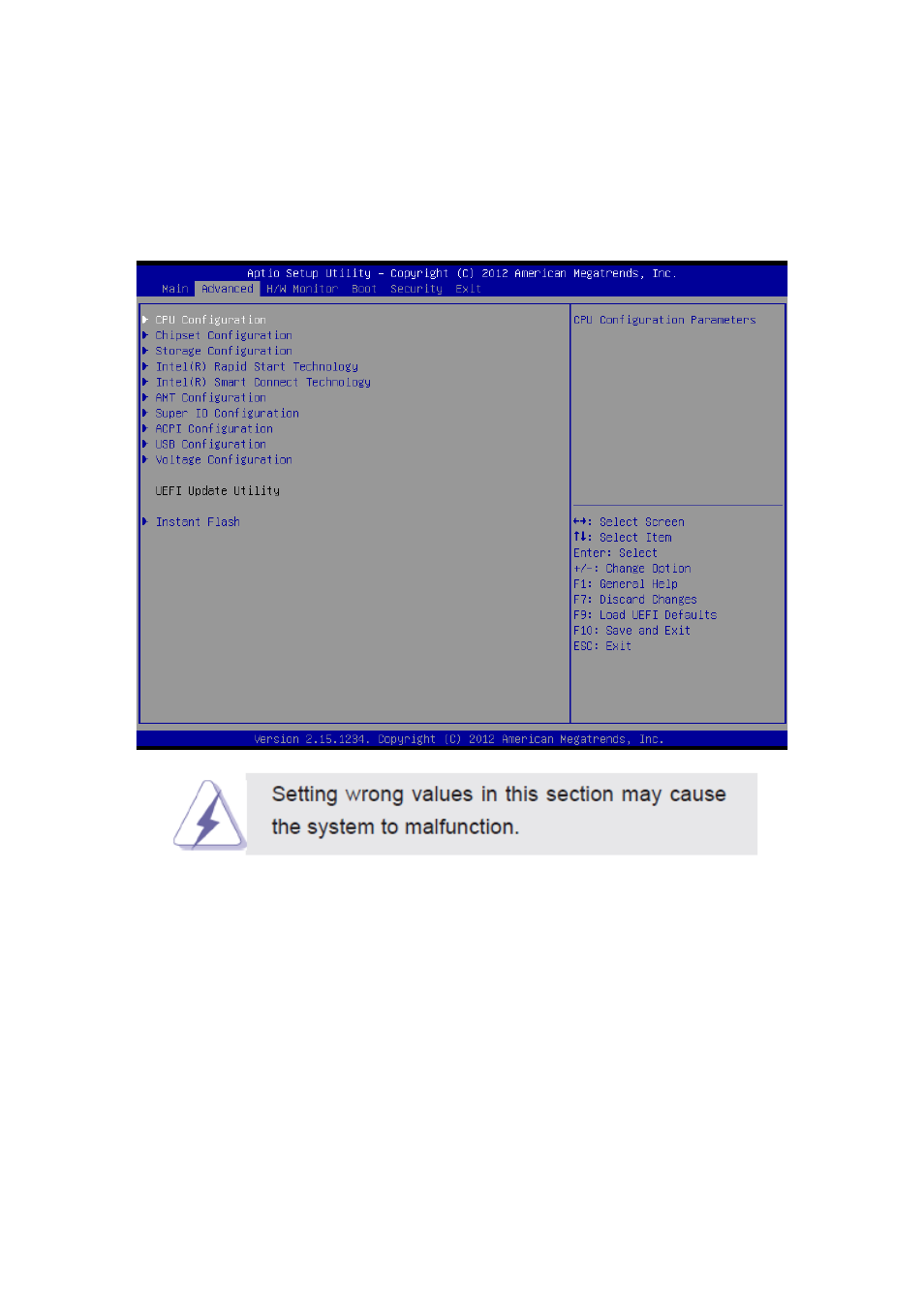 3 advanced screen | Aplex Technology APC-3229A User Manual | Page 34 / 88