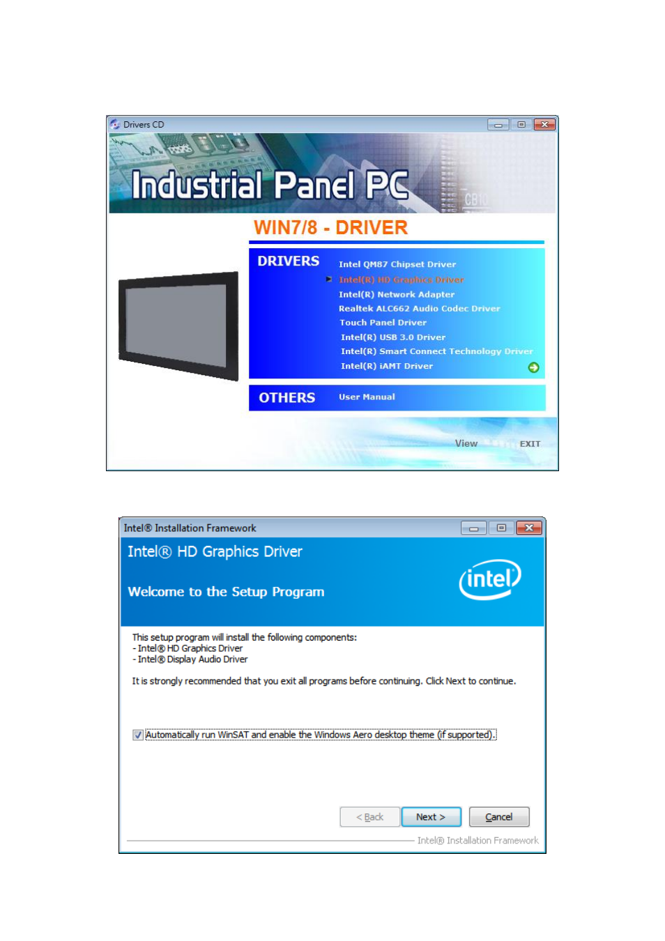 2 intel graphics media accelerator driver | Aplex Technology APC-3229A User Manual | Page 57 / 88