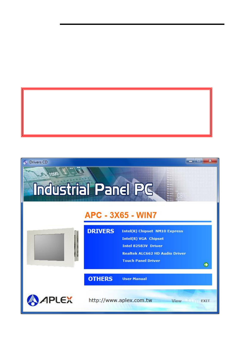 Chapter 4 installation of drivers | Aplex Technology APC-3265 User Manual | Page 52 / 80