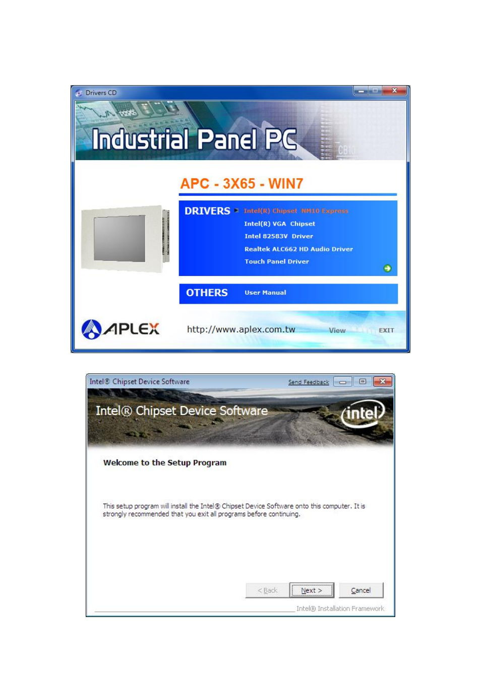 1 intel chipset driver | Aplex Technology APC-3265 User Manual | Page 53 / 80