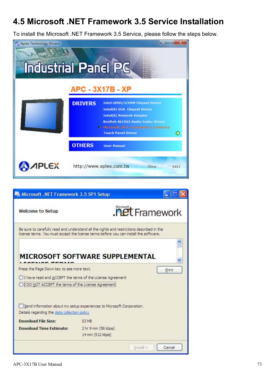 Aplex Technology APC-3517B User Manual | Page 73 / 91