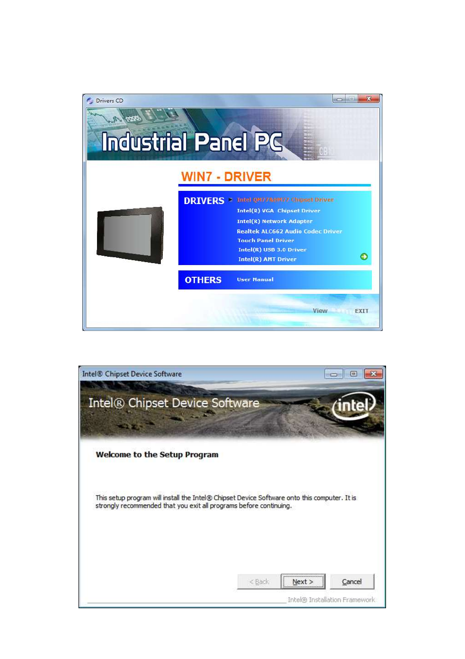 1 intel chipset driver | Aplex Technology APC-3519 User Manual | Page 53 / 87