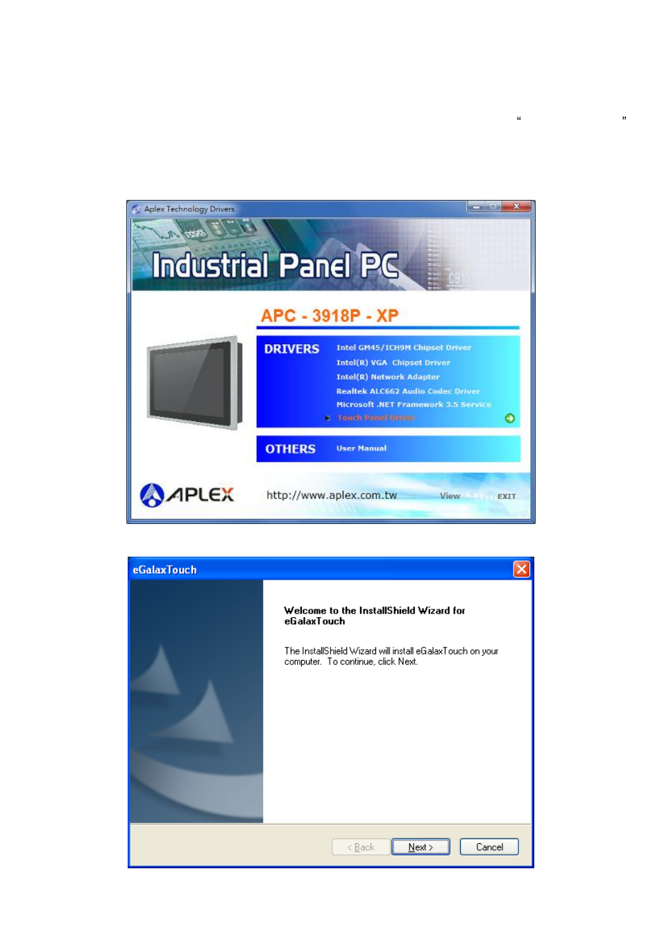 1 installing software | Aplex Technology APC-3918P User Manual | Page 75 / 87