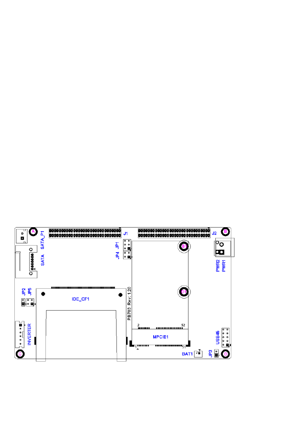 2 component locations | Aplex Technology APC-3081 User Manual | Page 19 / 58