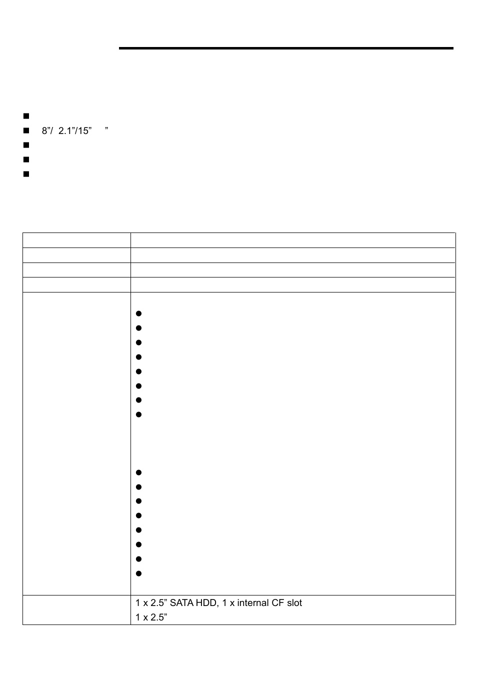 Chapter 1 system, 1 features, 2 specifications | Aplex Technology OPC-5127 User Manual | Page 6 / 91