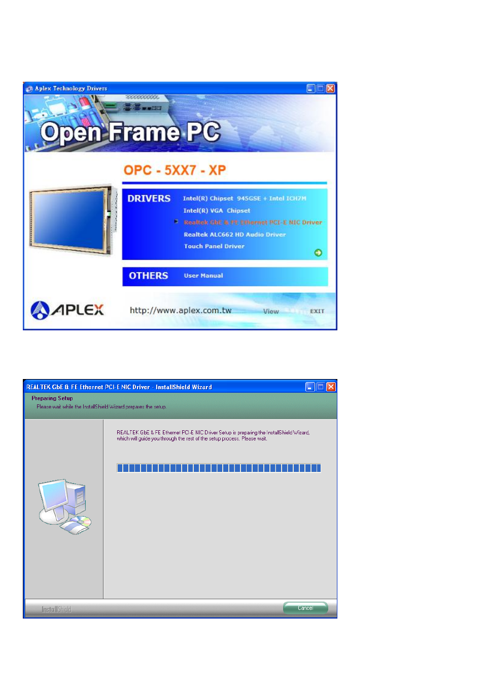 3 realtek gigabit lan driver | Aplex Technology OPC-5127 User Manual | Page 70 / 91