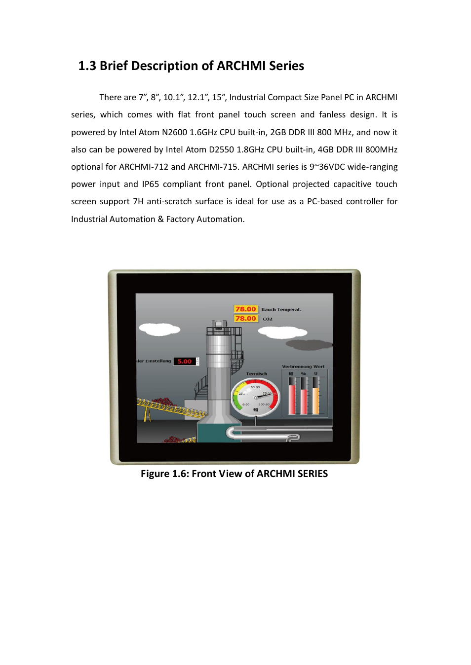 3 brief description of archmi series | Aplex Technology ARCHMI-707 User Manual | Page 16 / 108
