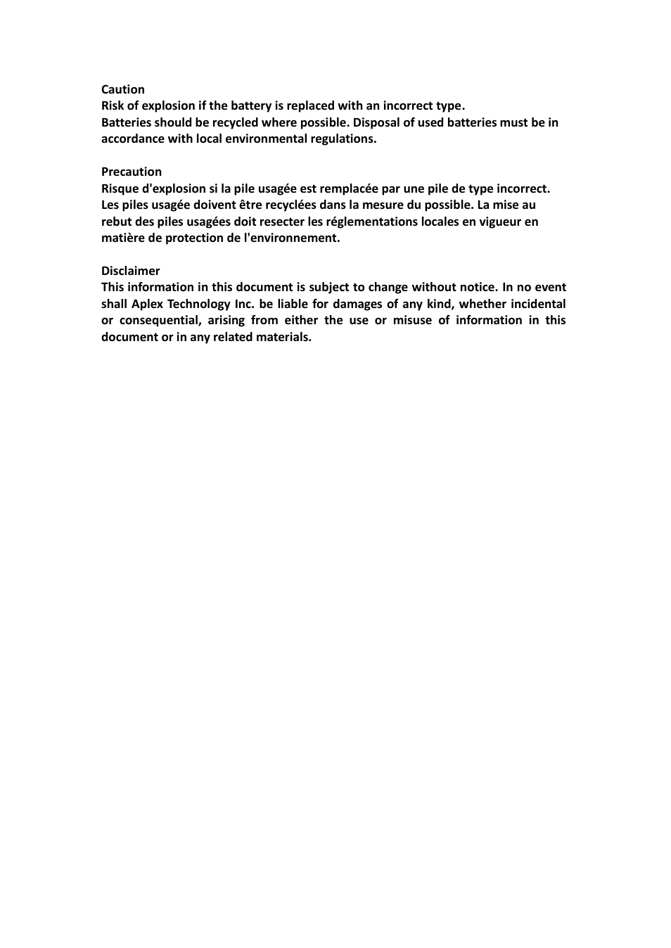 Aplex Technology ARCHMI-707 User Manual | Page 4 / 108