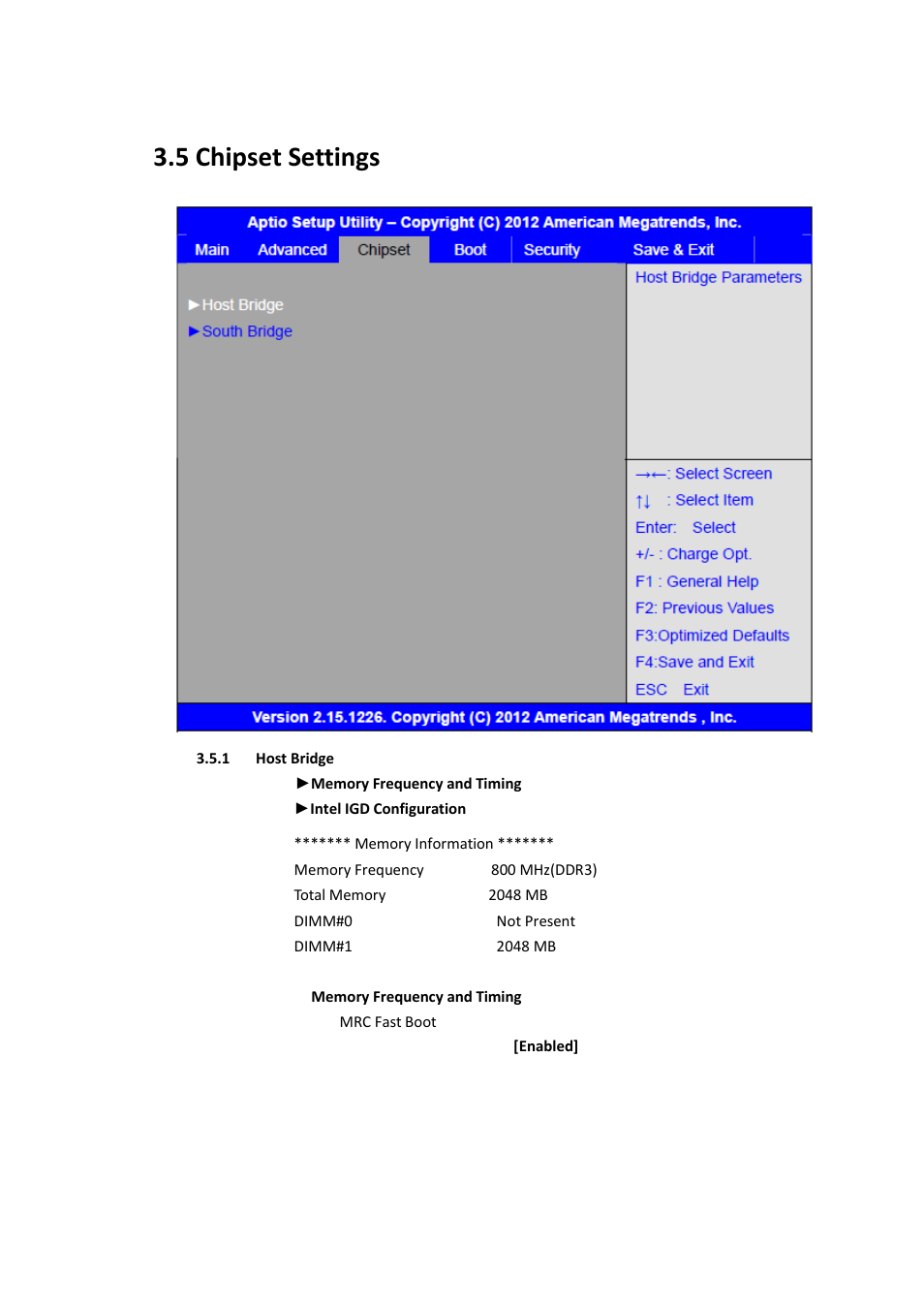 5 chipset settings | Aplex Technology ARCHMI-707 User Manual | Page 62 / 108