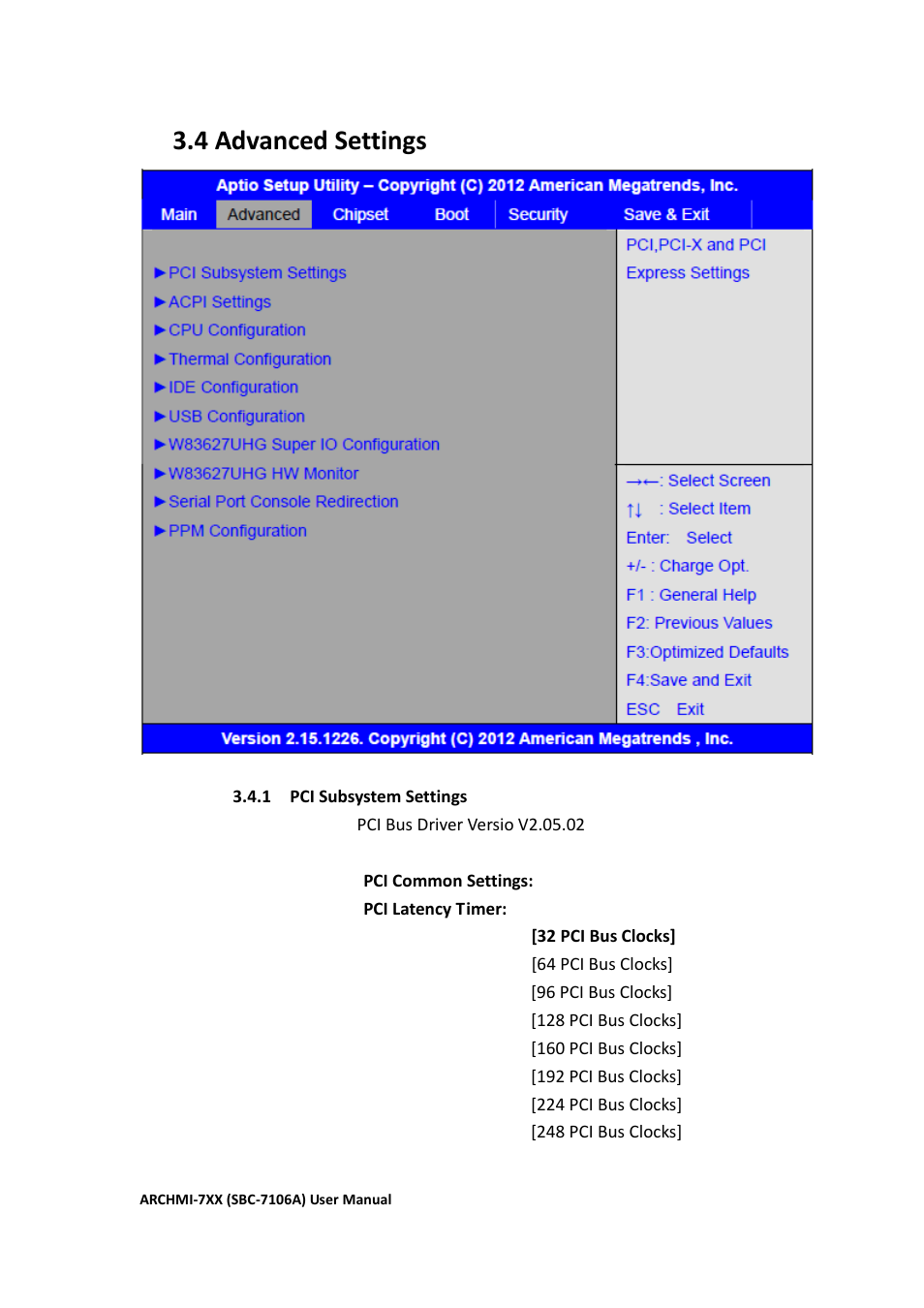4 advanced settings | Aplex Technology ARCHMI-716 User Manual | Page 60 / 114