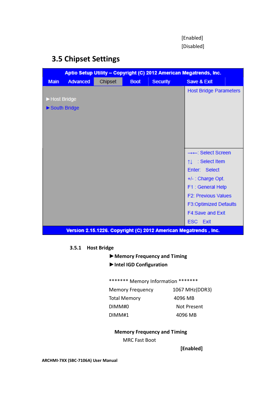 5 chipset settings | Aplex Technology ARCHMI-716 User Manual | Page 66 / 114