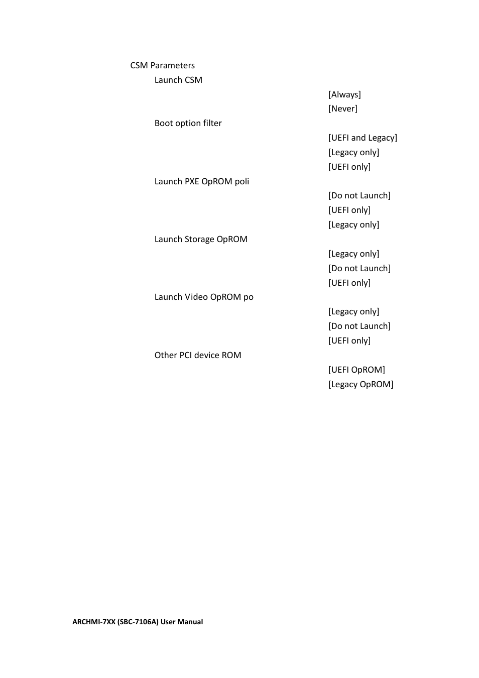 Aplex Technology ARCHMI-716 User Manual | Page 71 / 114