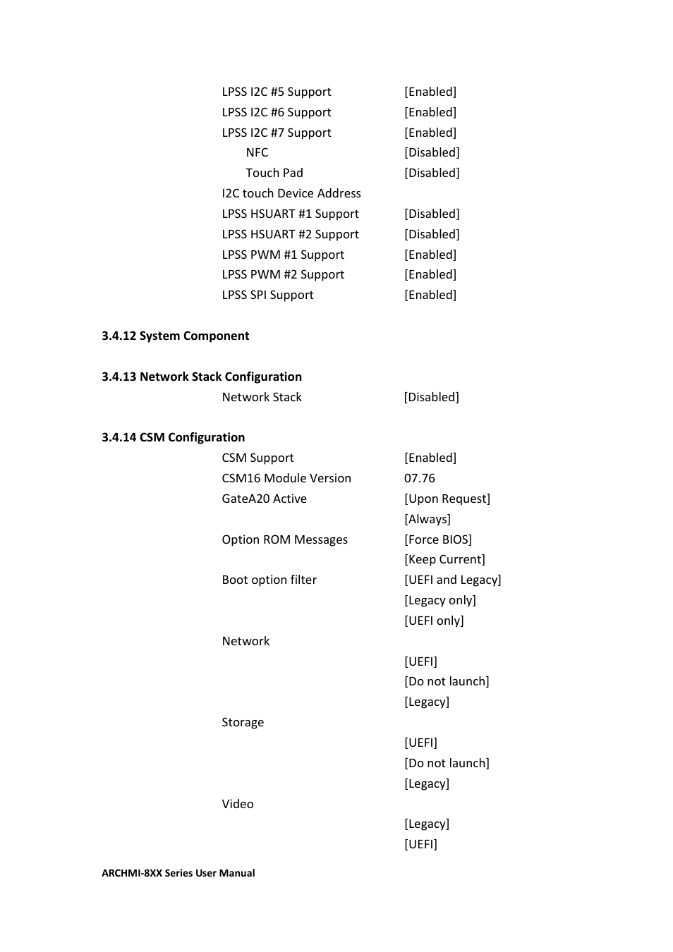 Aplex Technology ARCHMI-807 User Manual | Page 70 / 121