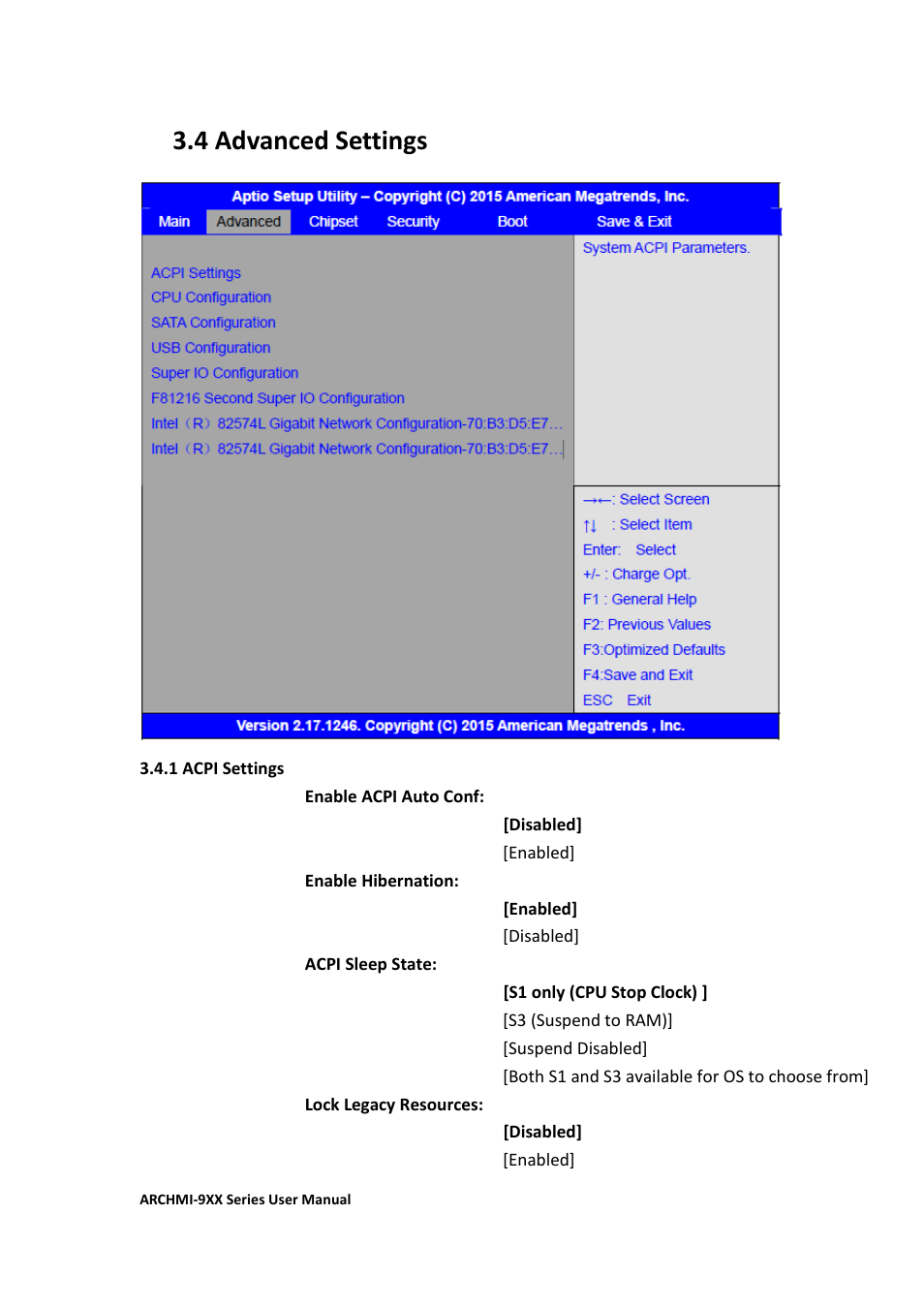 4 advanced settings | Aplex Technology ARCHMI-912 User Manual | Page 59 / 114