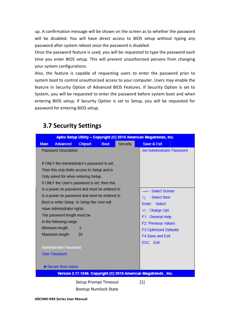 7 security settings | Aplex Technology ARCHMI-912 User Manual | Page 66 / 114