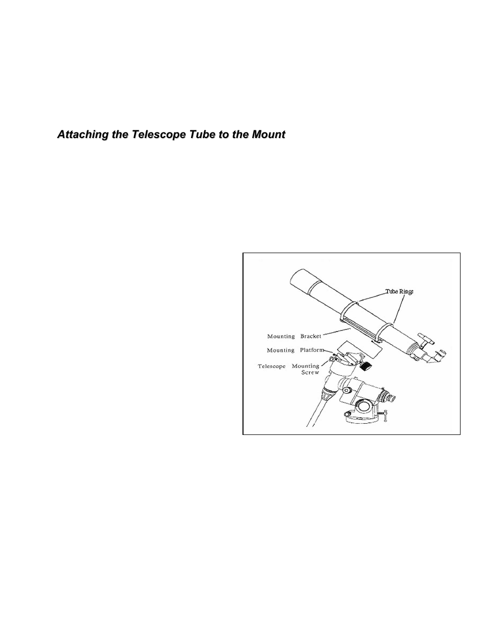 Attaching the telescope tube to the mount | Celestron XLT series User Manual | Page 12 / 60