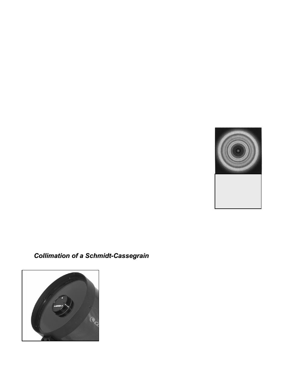 Collimation of a schmidt-cassegrain | Celestron XLT series User Manual | Page 40 / 60
