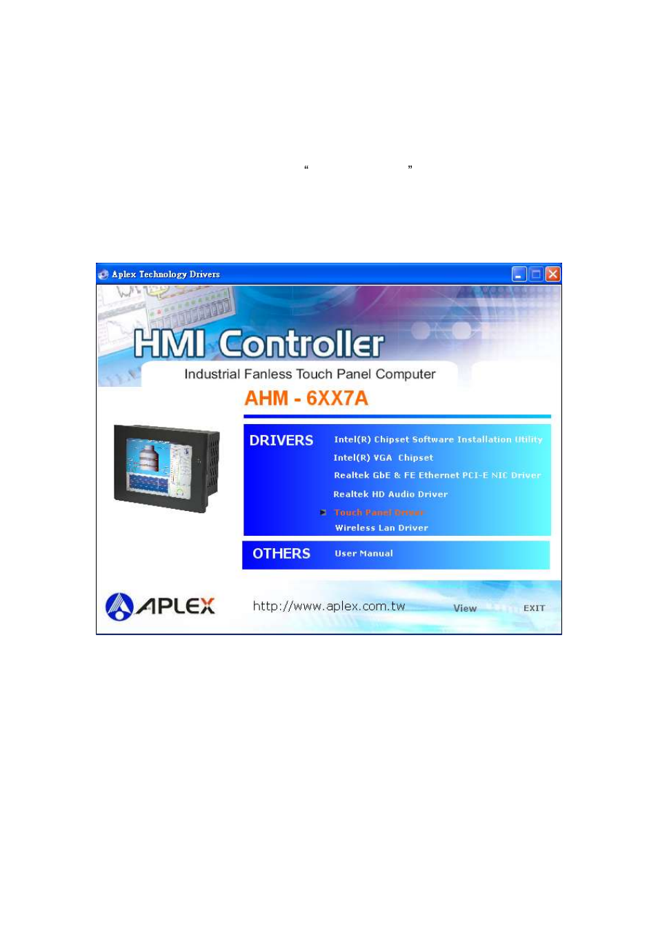 1 installing software | Aplex Technology AHM-6057A User Manual | Page 75 / 89