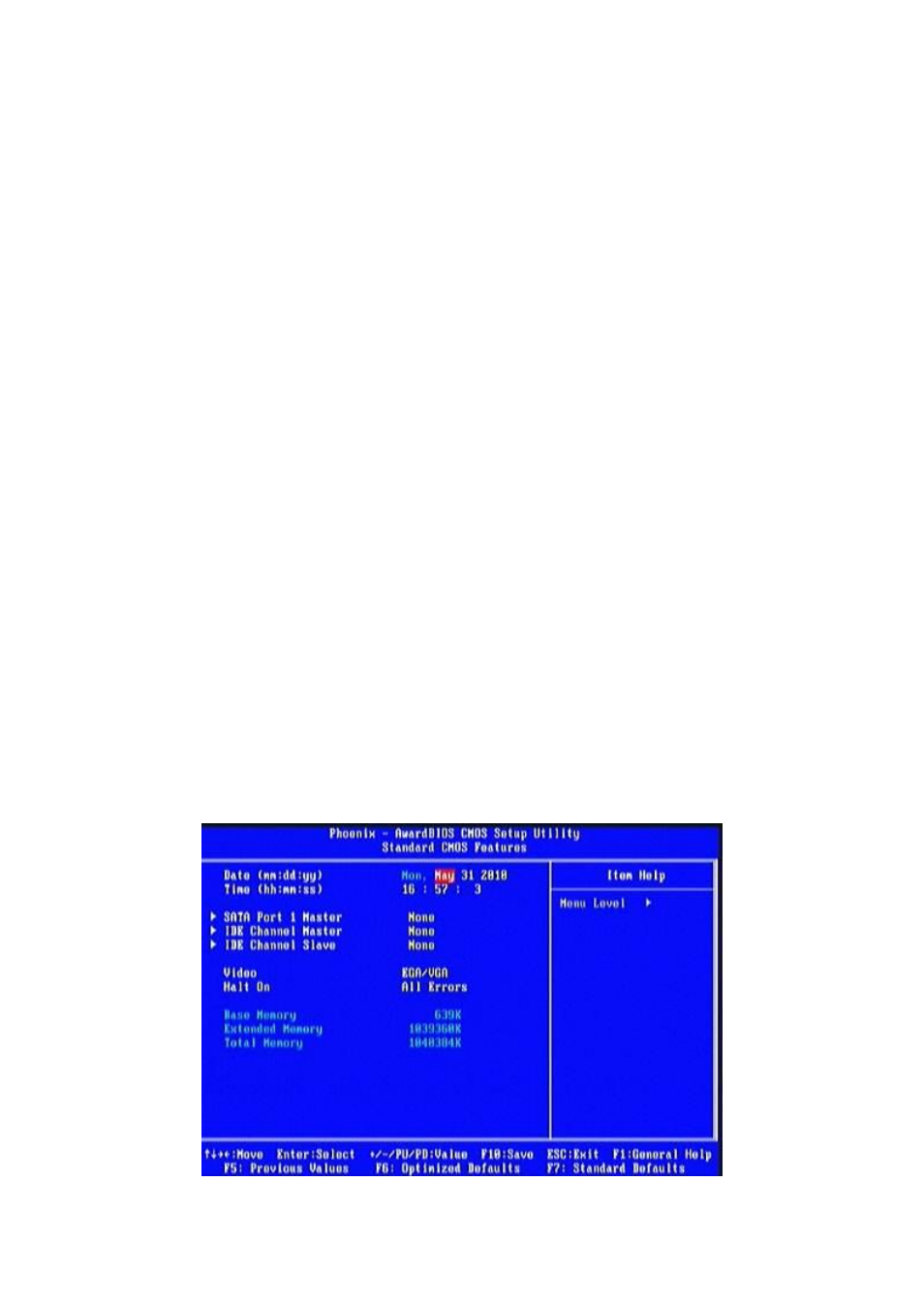 4 standard cmos features | Aplex Technology AHM-6077 User Manual | Page 24 / 63