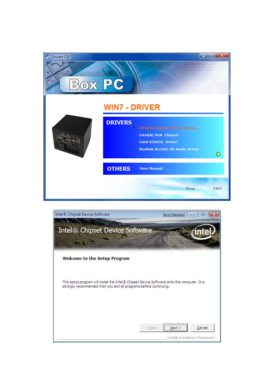 1 intel chipset driver | Aplex Technology ACS-2645 User Manual | Page 59 / 69