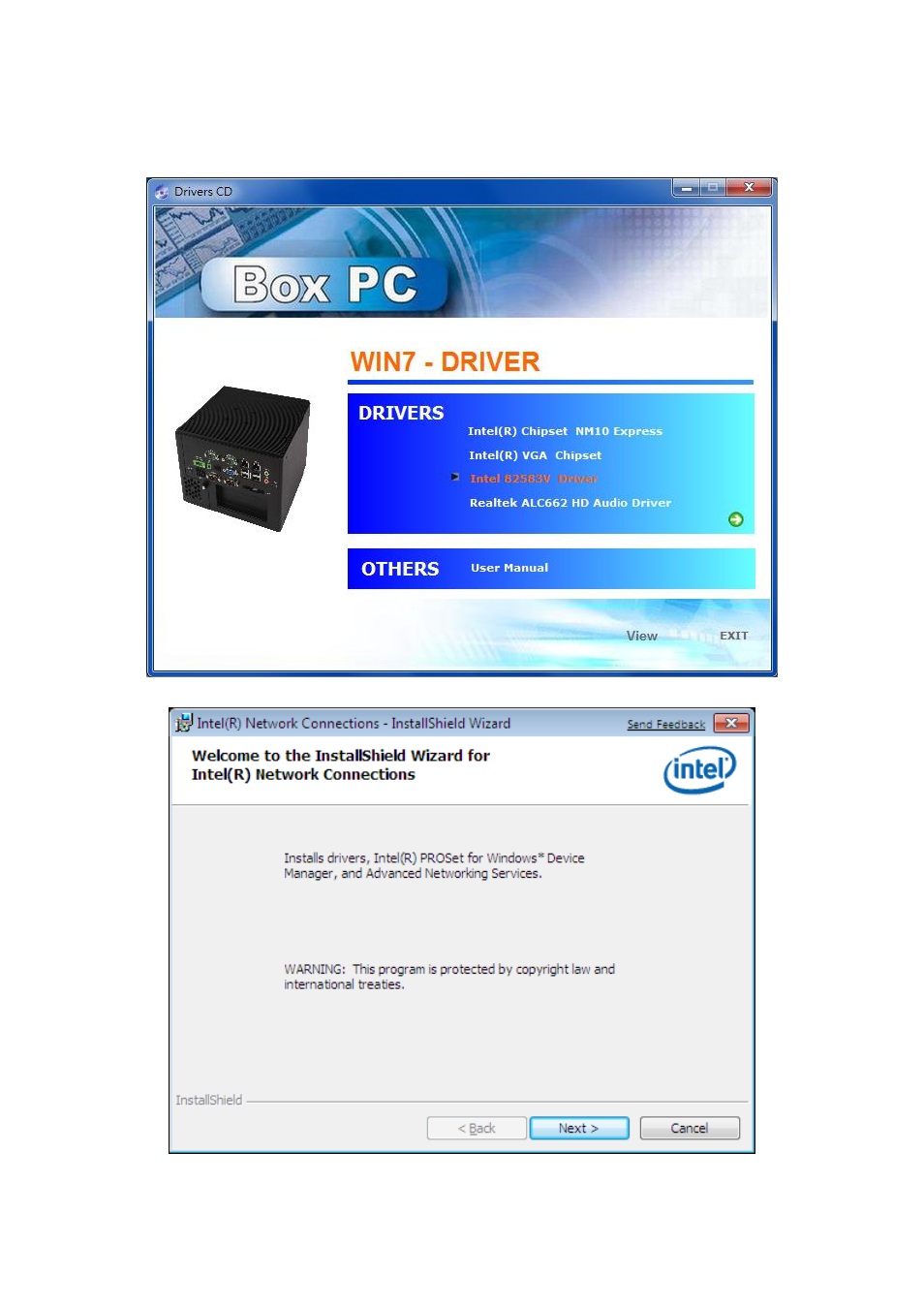 3 intel network adapter driver | Aplex Technology ACS-2645 User Manual | Page 65 / 69