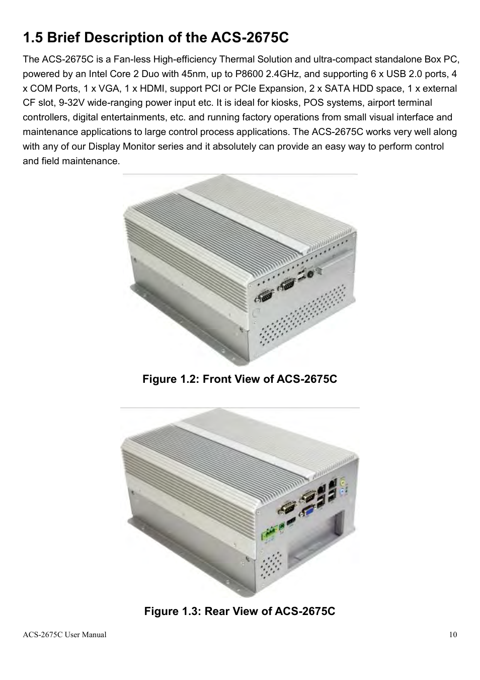 Aplex Technology ACS-2675C User Manual | Page 10 / 73