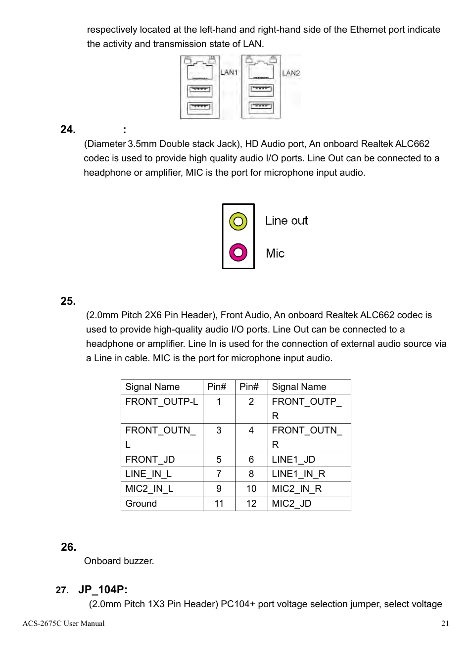 Aplex Technology ACS-2675C User Manual | Page 21 / 73