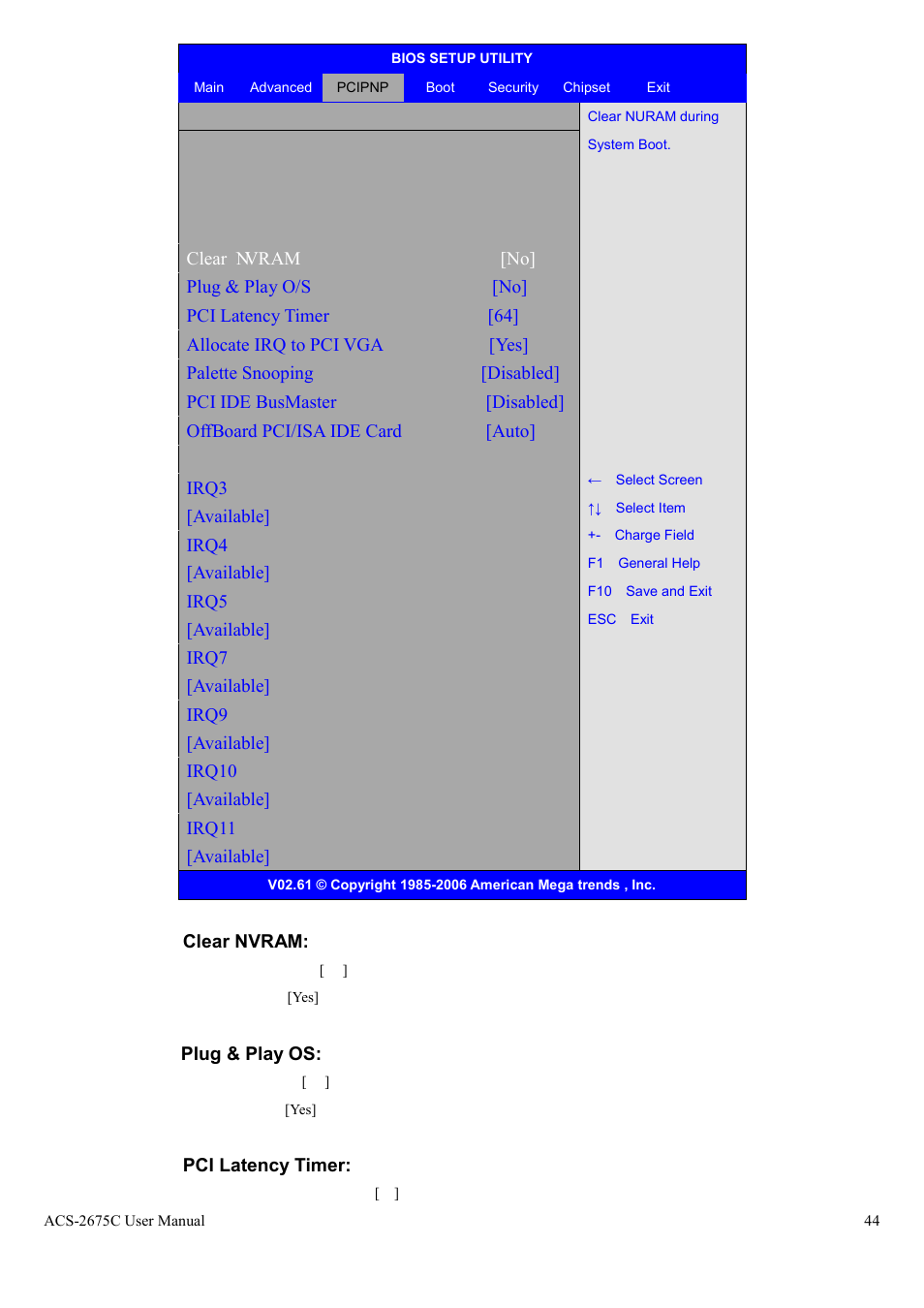 Aplex Technology ACS-2675C User Manual | Page 44 / 73