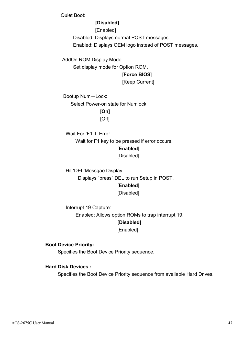 Aplex Technology ACS-2675C User Manual | Page 47 / 73