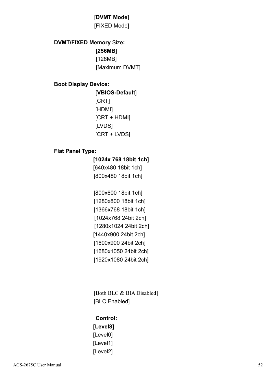 Aplex Technology ACS-2675C User Manual | Page 52 / 73