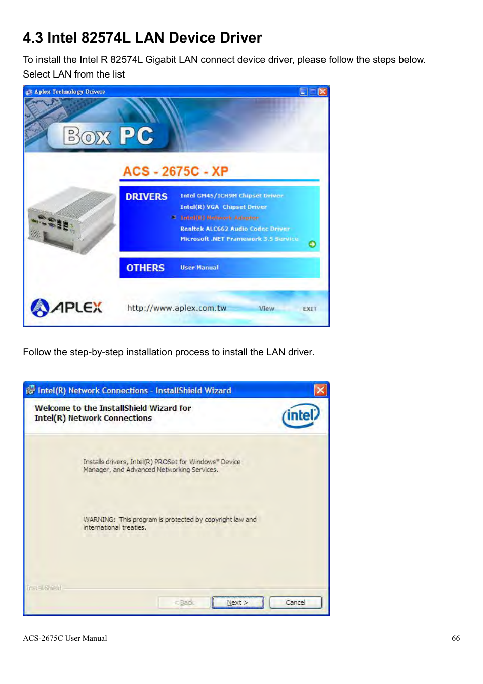 Aplex Technology ACS-2675C User Manual | Page 66 / 73