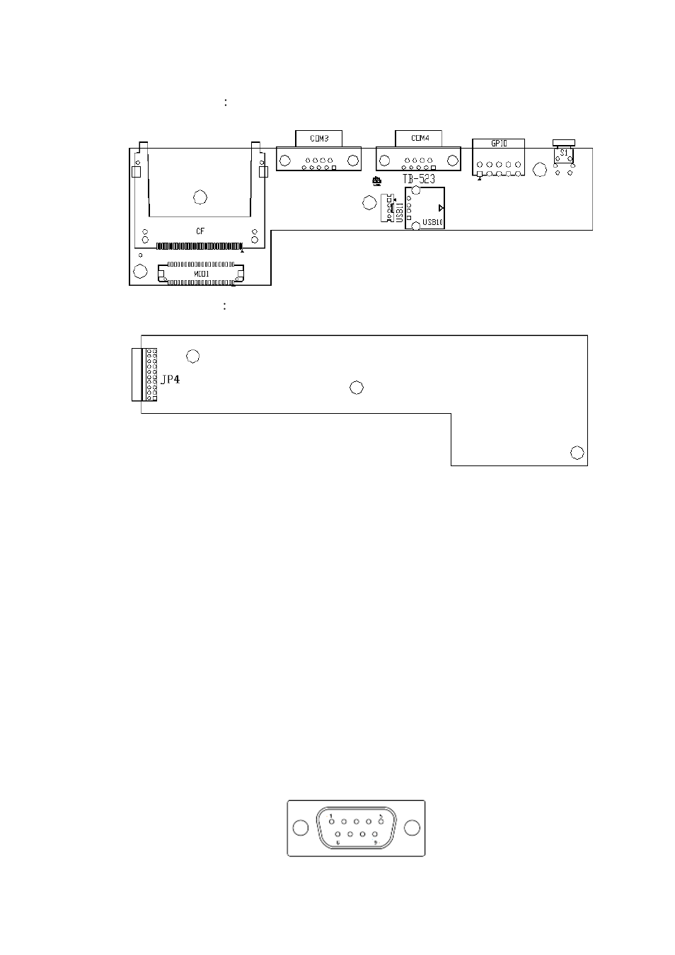Tb-523, Type db9) | Aplex Technology ACS-2685 User Manual | Page 35 / 82