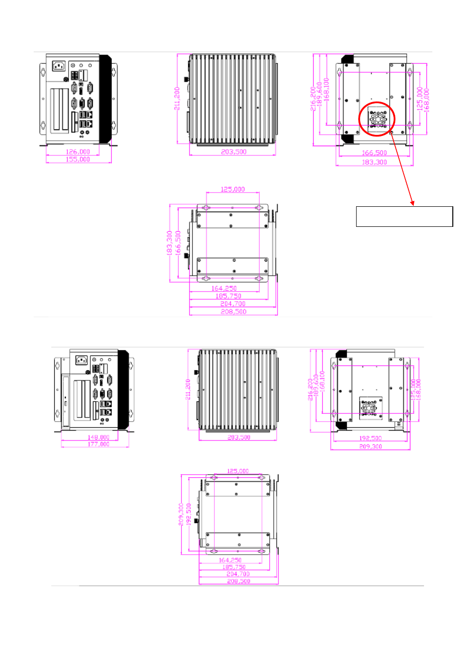 2 dimensions | Aplex Technology ACS-2685 User Manual | Page 8 / 82