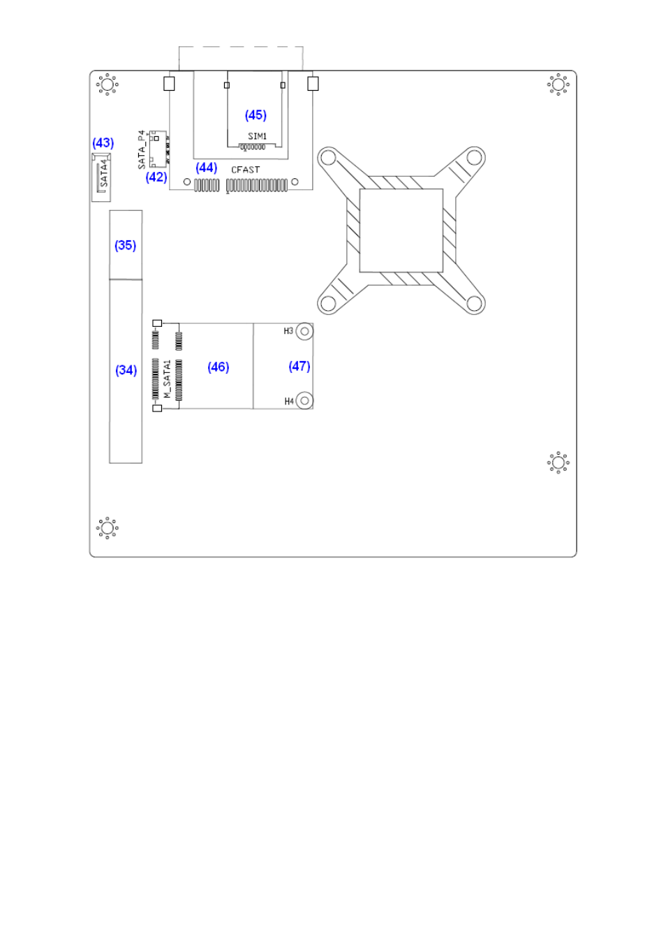 Jumpers and connectors location, Bottom | Aplex Technology ACS-2695A User Manual | Page 21 / 97