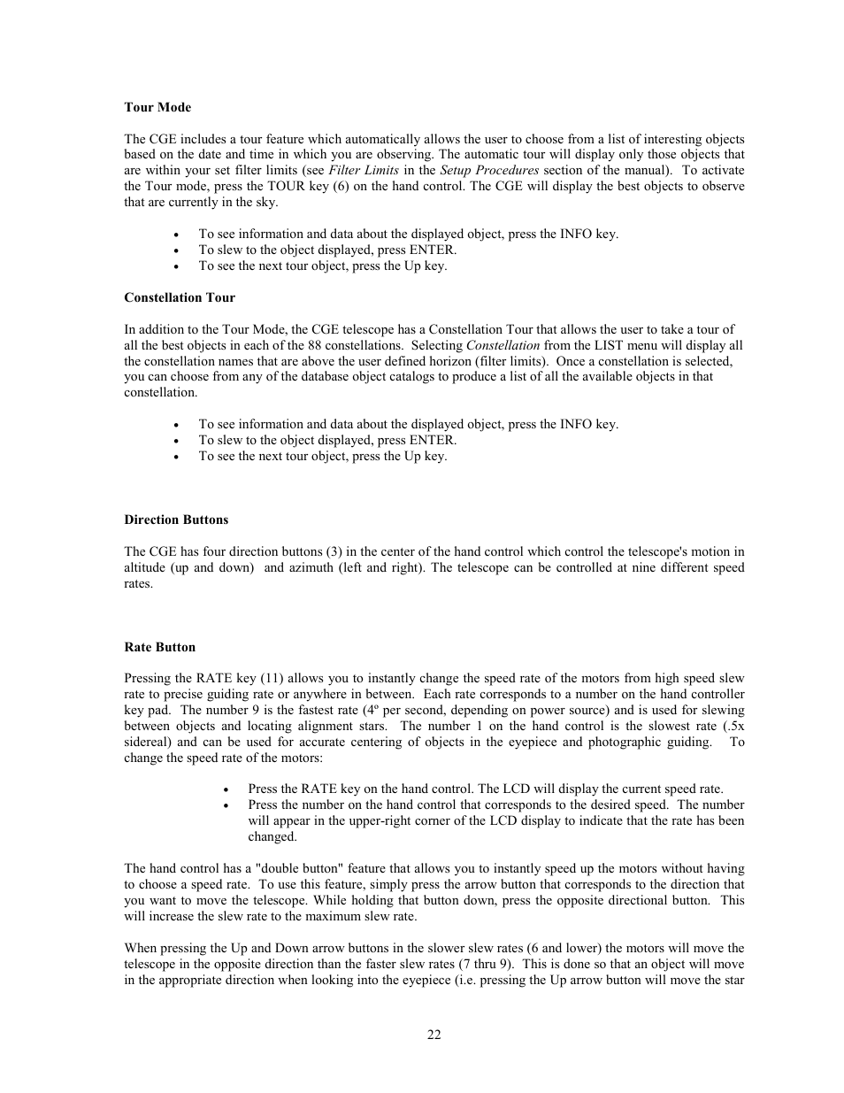 Celestron CGE1100 User Manual | Page 22 / 75