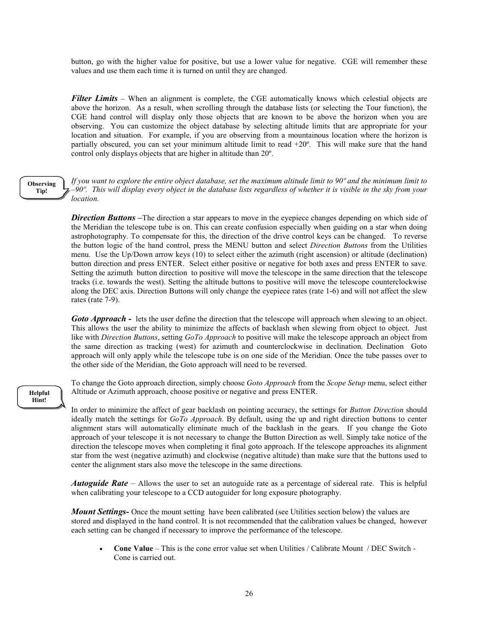 Celestron CGE1100 User Manual | Page 26 / 75