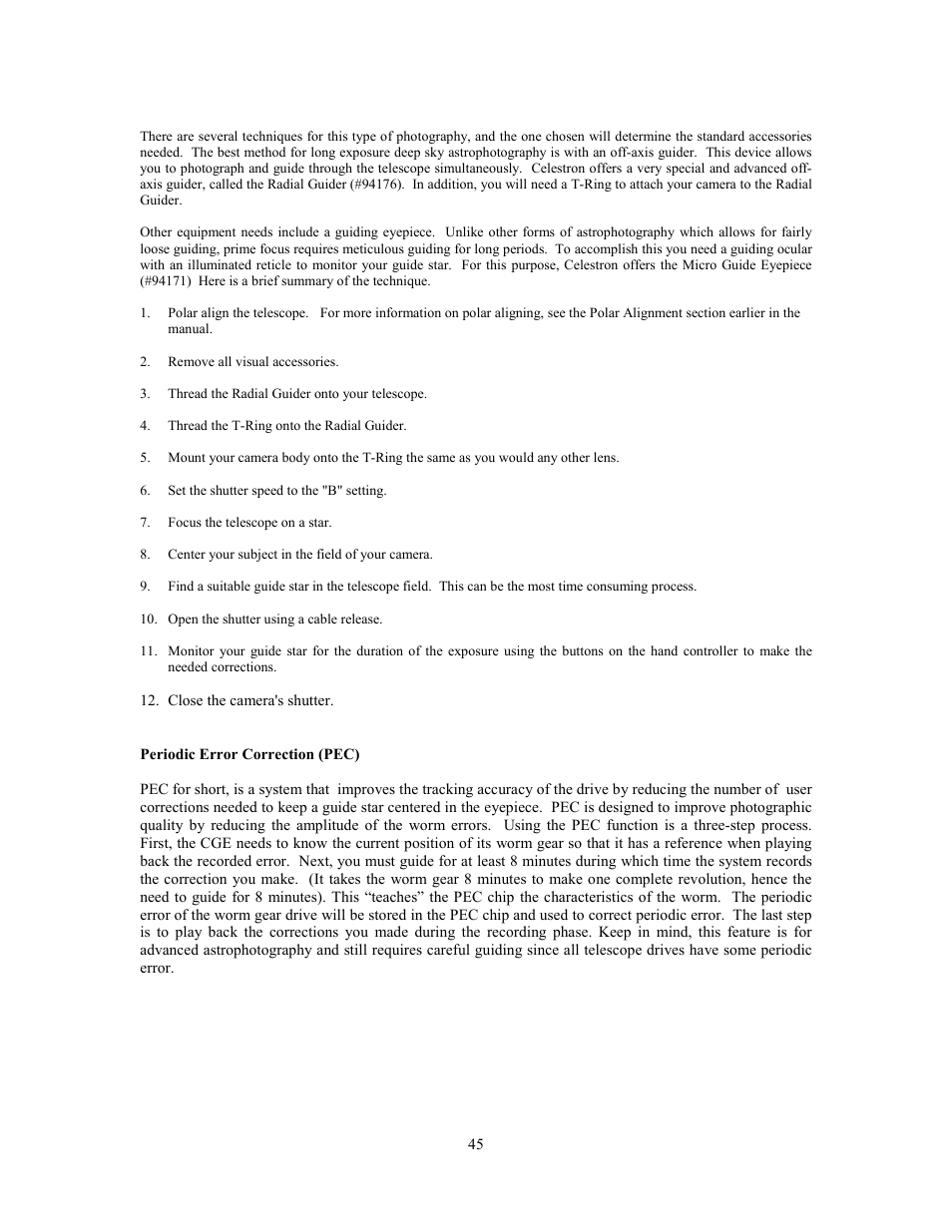 Celestron CGE1100 User Manual | Page 45 / 75