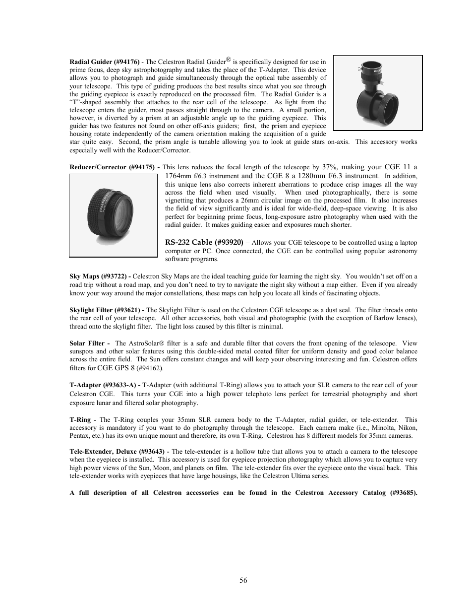 Celestron CGE1100 User Manual | Page 56 / 75