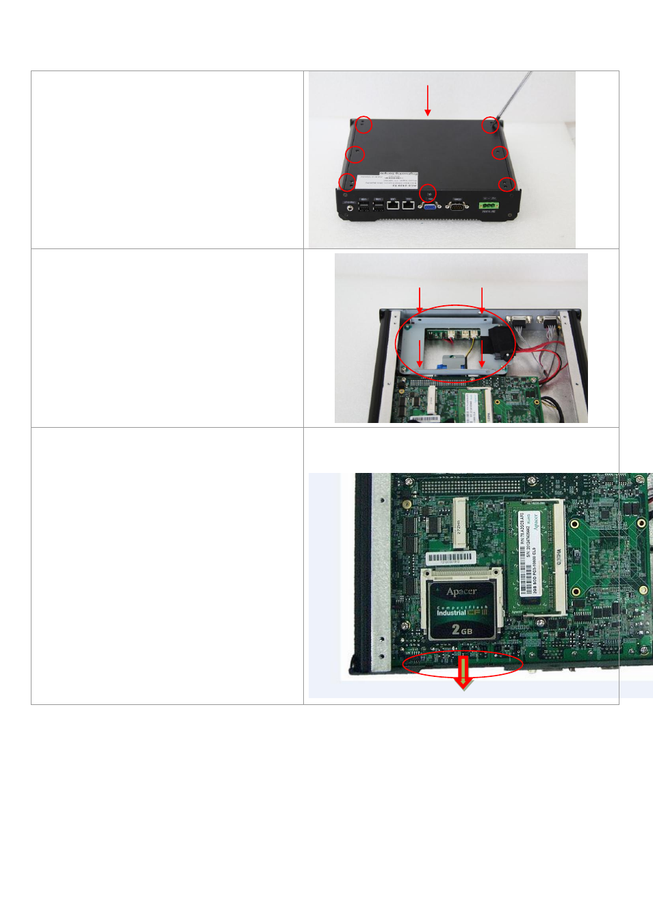 4 installation of hdd & cf | Aplex Technology ACS-2120 User Manual | Page 9 / 59