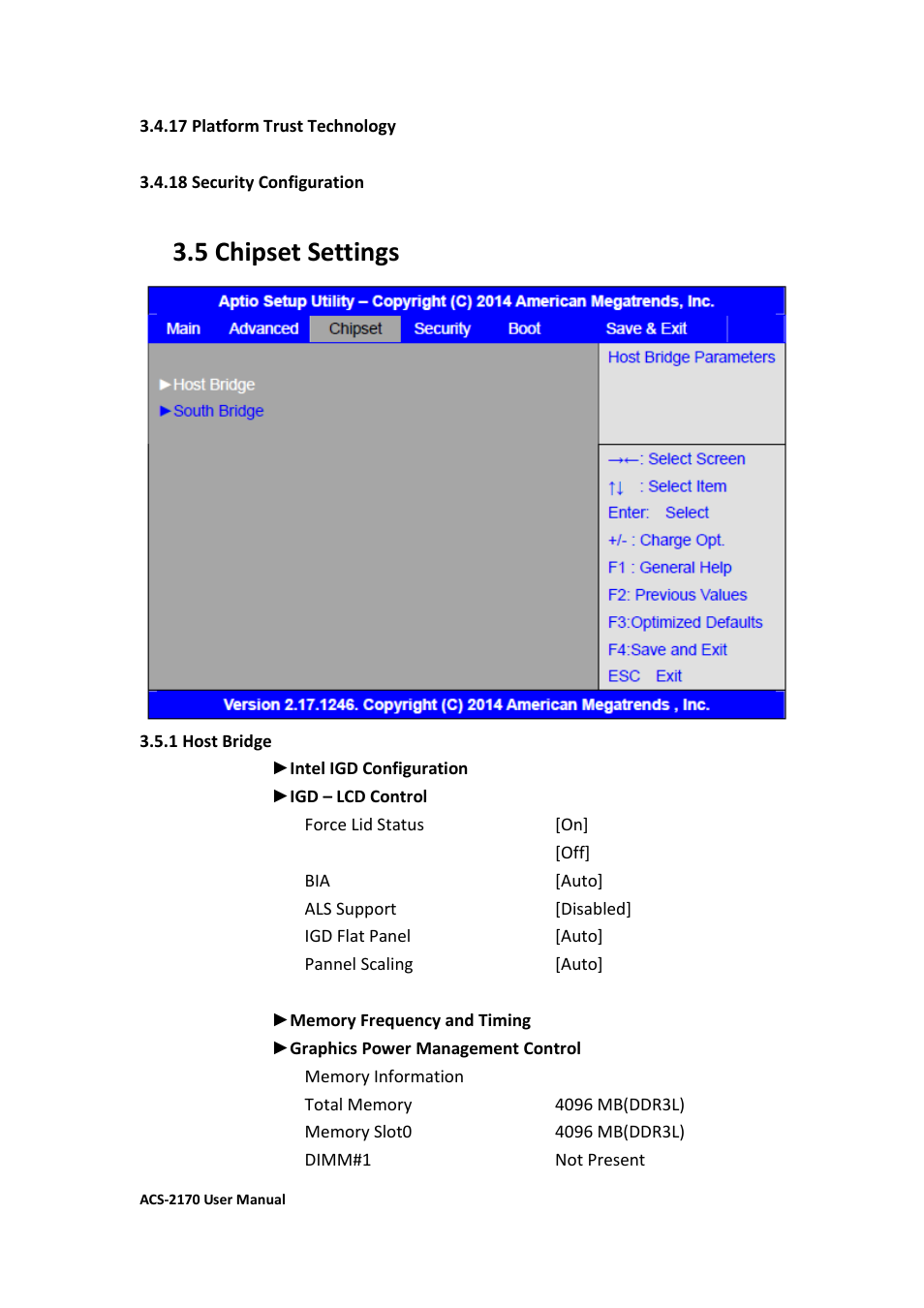 5 chipset settings | Aplex Technology ACS-2170 User Manual | Page 56 / 77