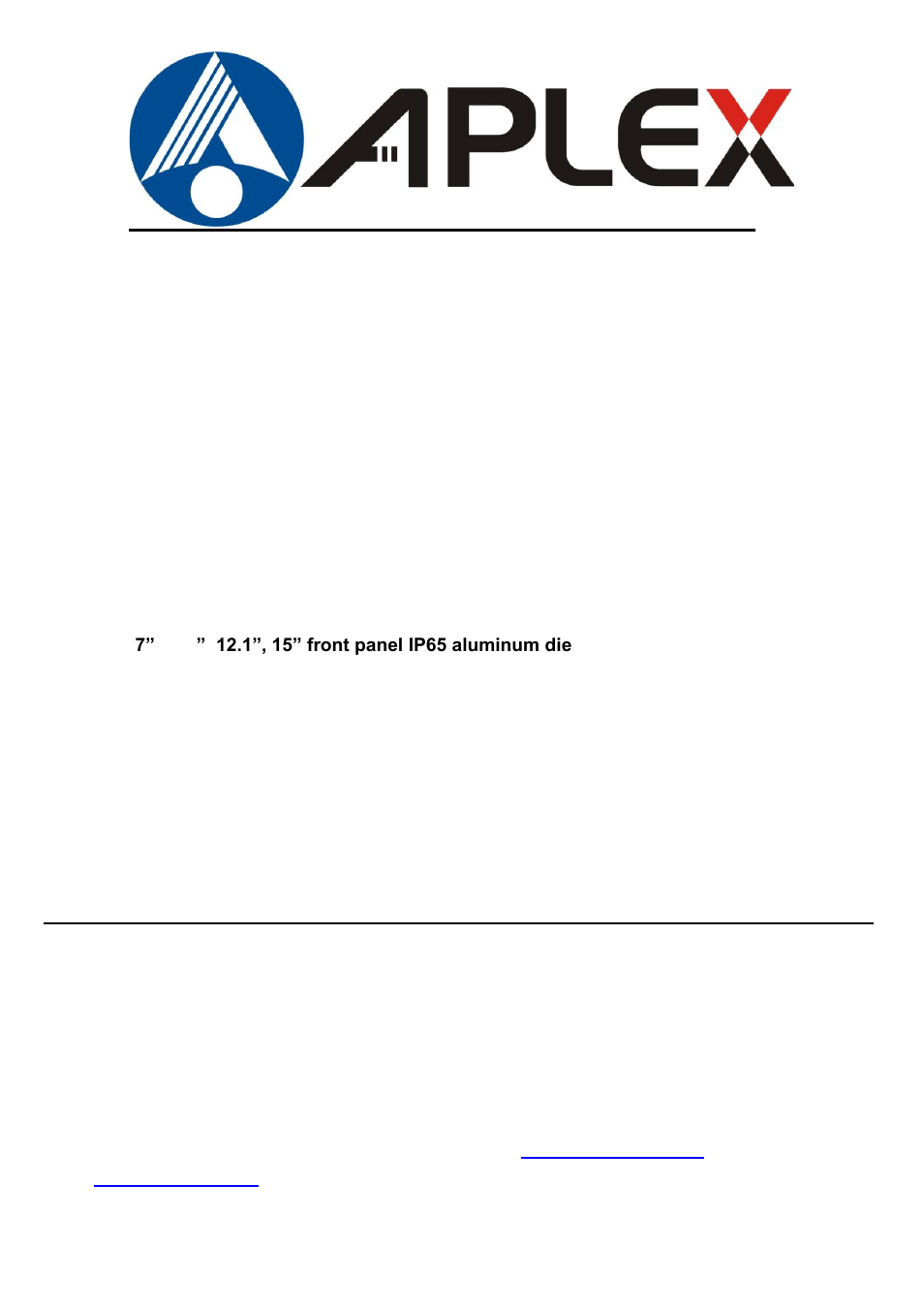 Aplex Technology ARCDIS-107 User Manual | 41 pages